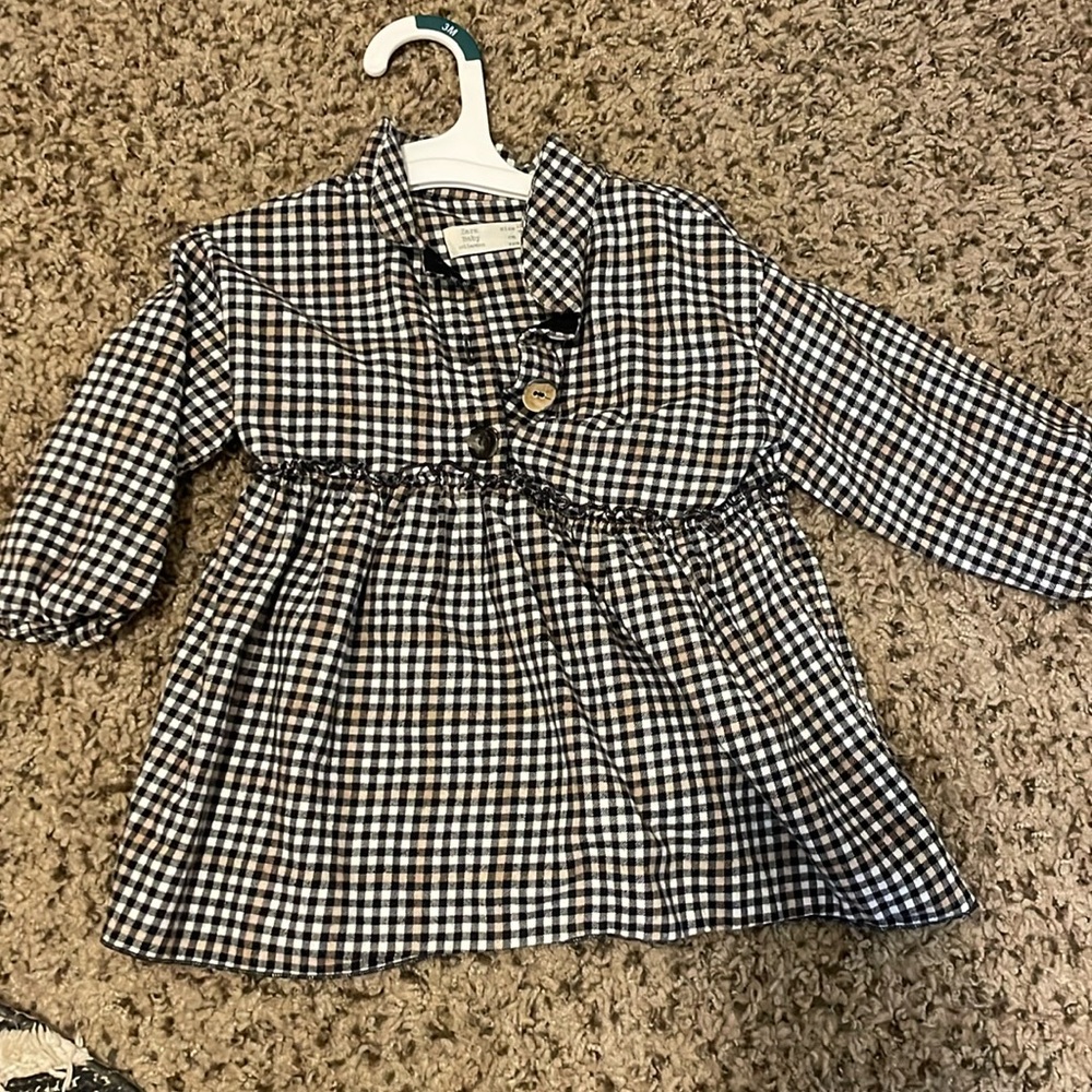Zara Baby plaid dress